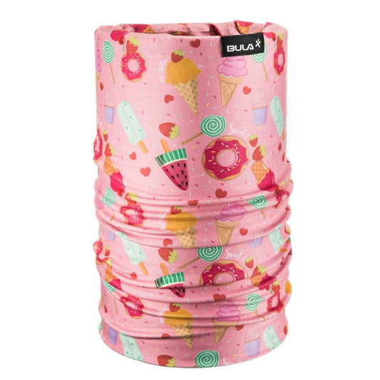 Bula Double Printed Junior Necktube - Skiis & Biikes