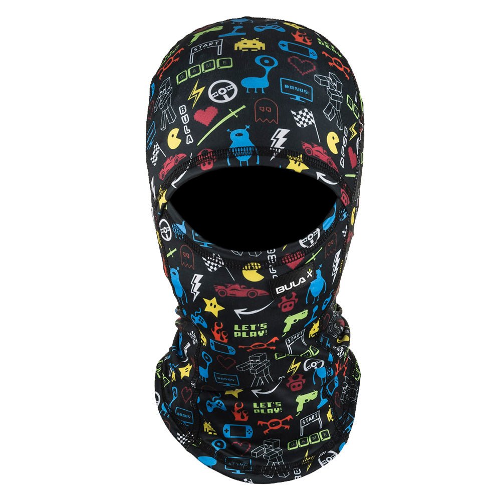 Bula Sharp Printed Junior Balaclava - Skiis & Biikes