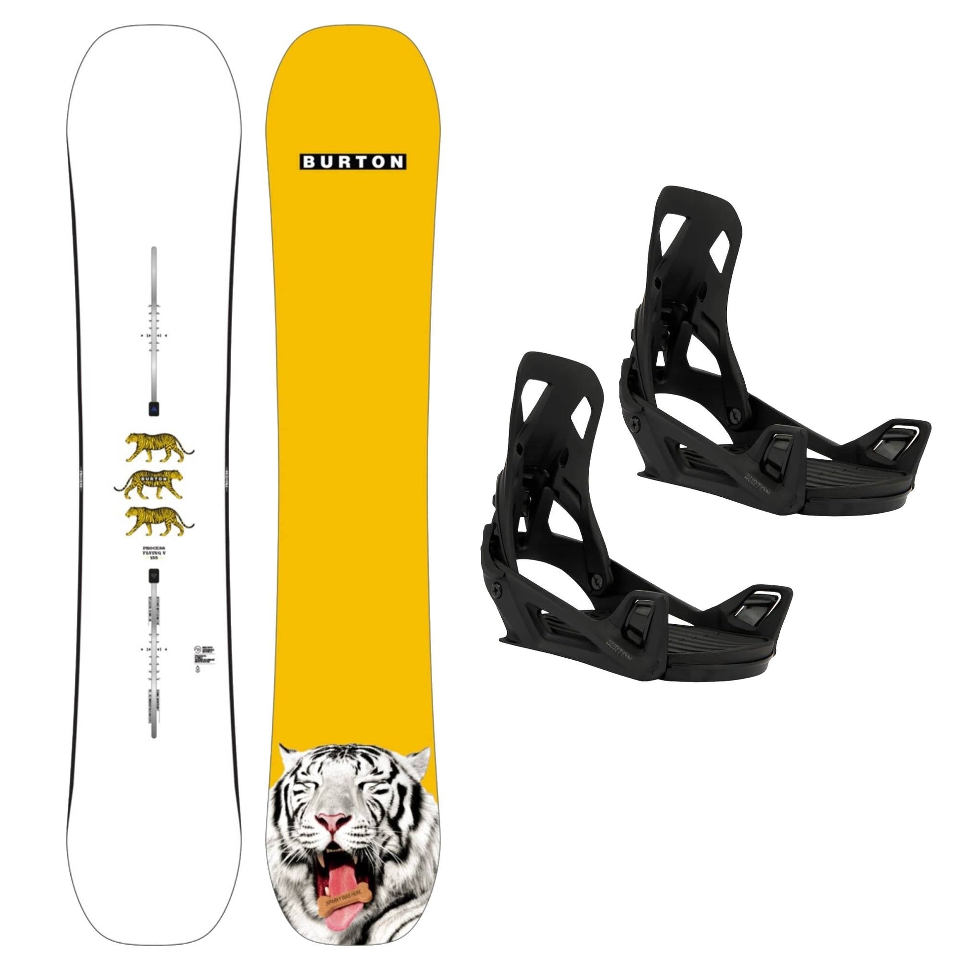 Burton Process Flying V and Burton Step On Bindings 2025 - Skiis & Biikes