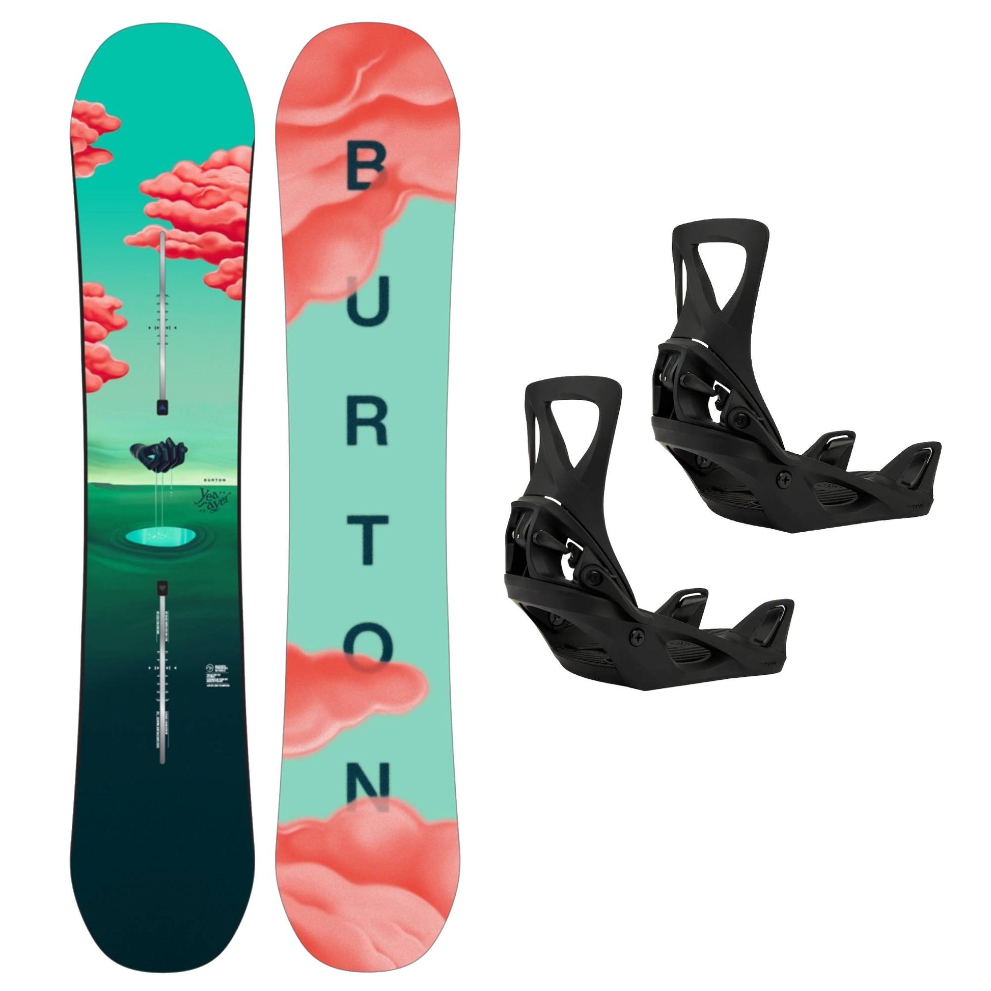 Burton Yeasayer Flying V Women's Snowboard and Step On Women's Binding 2025 - Skiis & Biikes