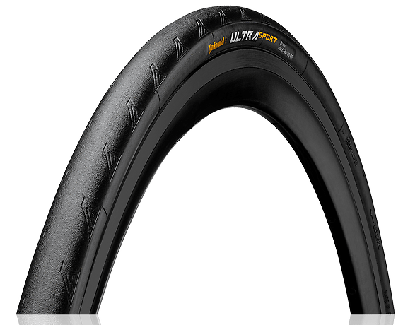 Continental Ultra Sport III 700x 23 Folding Tire Black - Skiis & Biikes