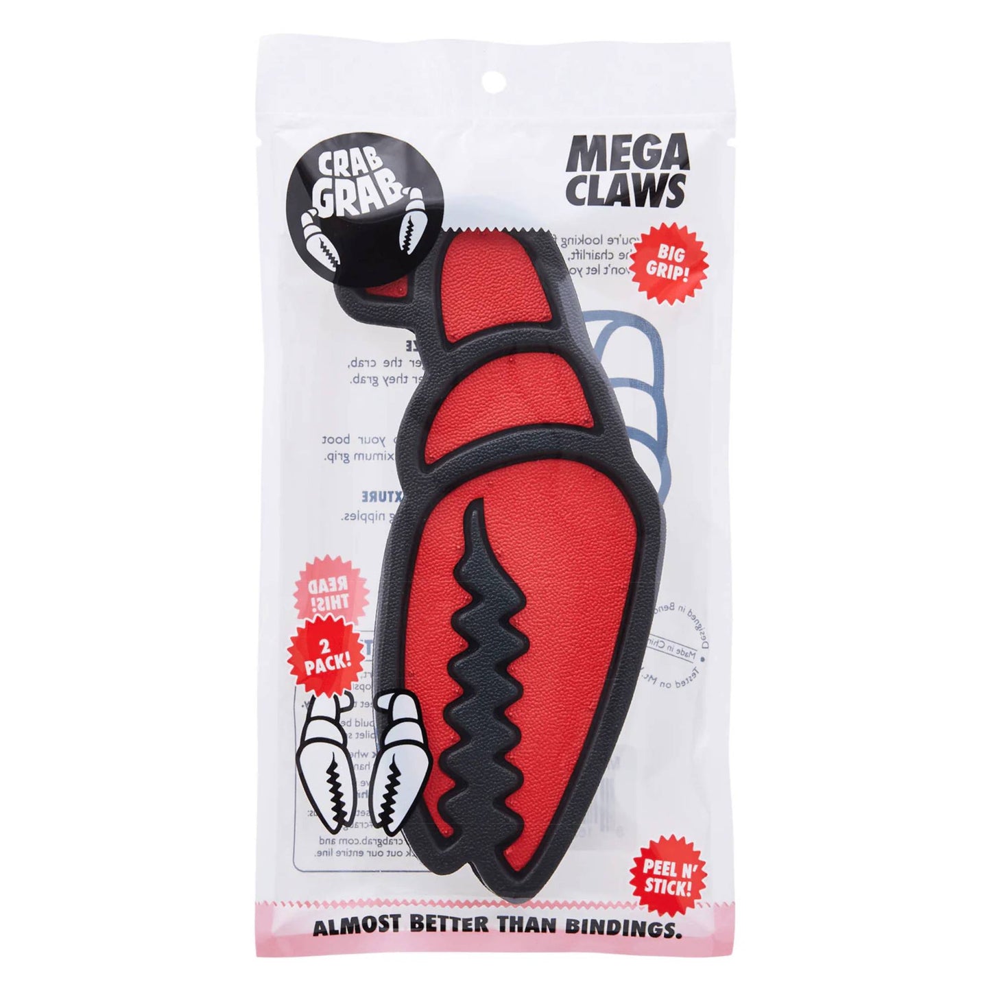 Crab Grab Mega Claw Stomp Pad - Skiis & Biikes