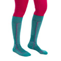 Icebreaker Ski+ Light OTC Womens Sock Flux Green Ether