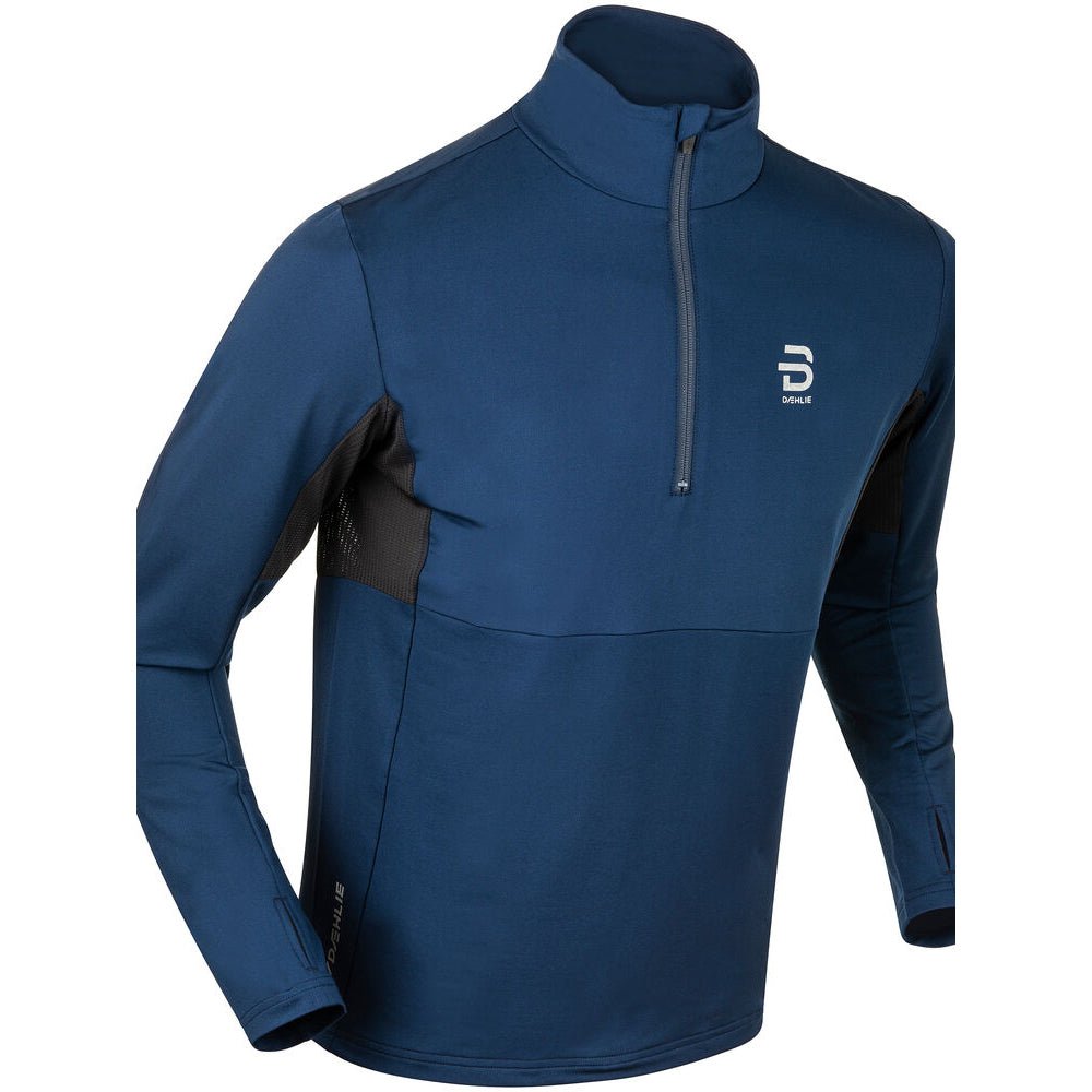 Daehlie Long Sleeve Run Mens Half Zip Top - Skiis & Biikes