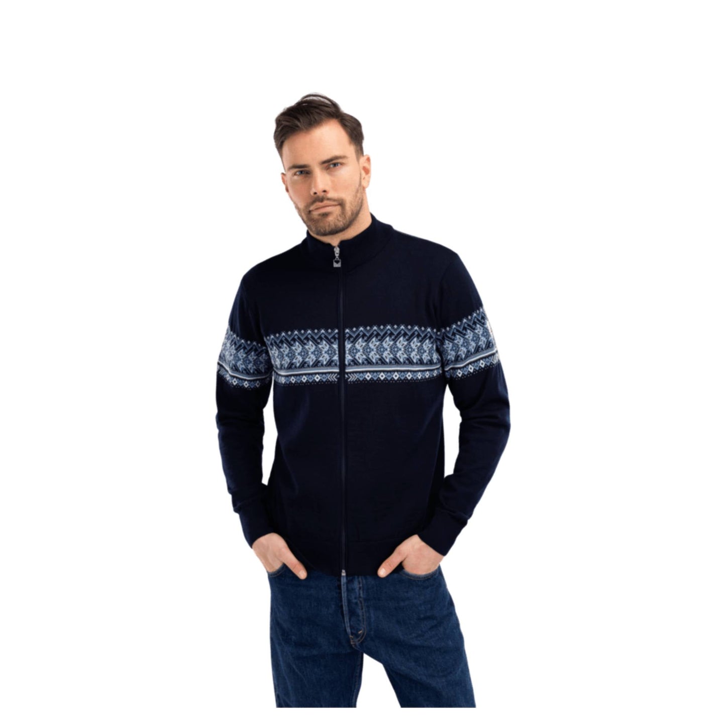 Dale of Norway Hovden Mens FZ Sweater 2026 - Skiis & Biikes