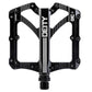 Deity Bladerunner Platform Pedals Aluminum Cr - Mo 9/16'' Black Pair - Skiis & Biikes
