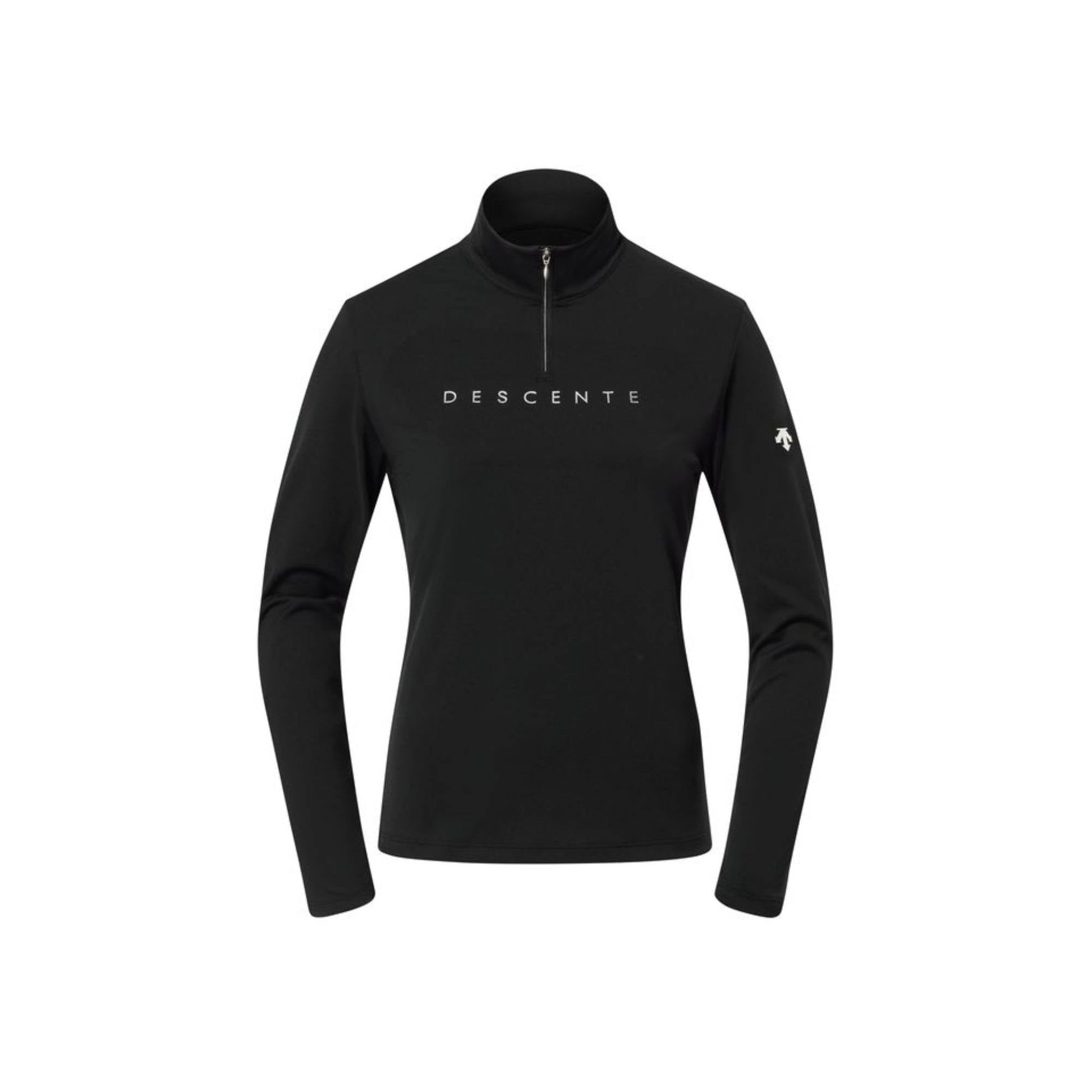 Descente Chest Logo Womens T - Neck 2026 - Skiis & Biikes