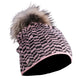 Descente Teagon Fur Pom Ladies Hat - Skiis & Biikes