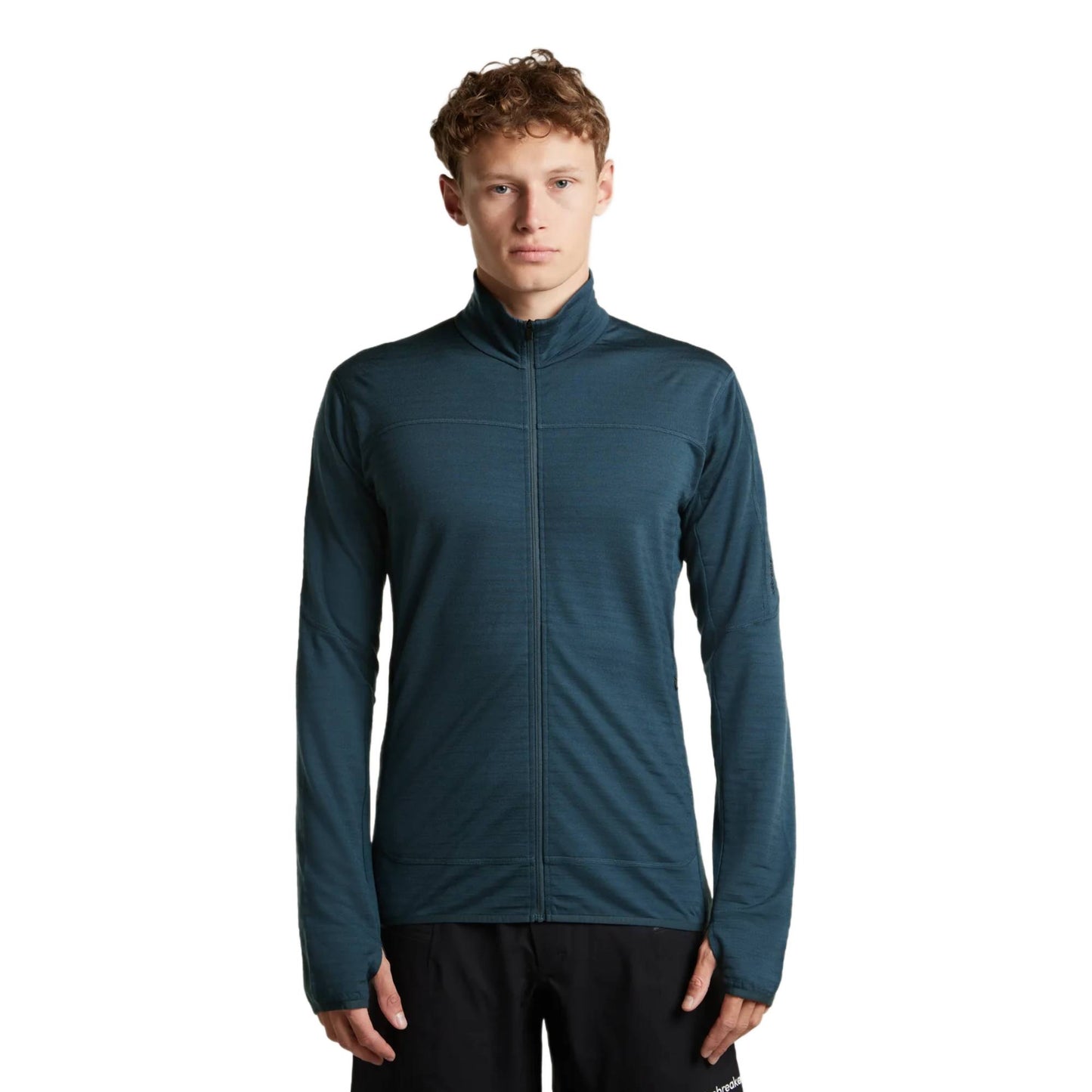 Icebreaker 300 RealFleece Descender Mens LS Zip
