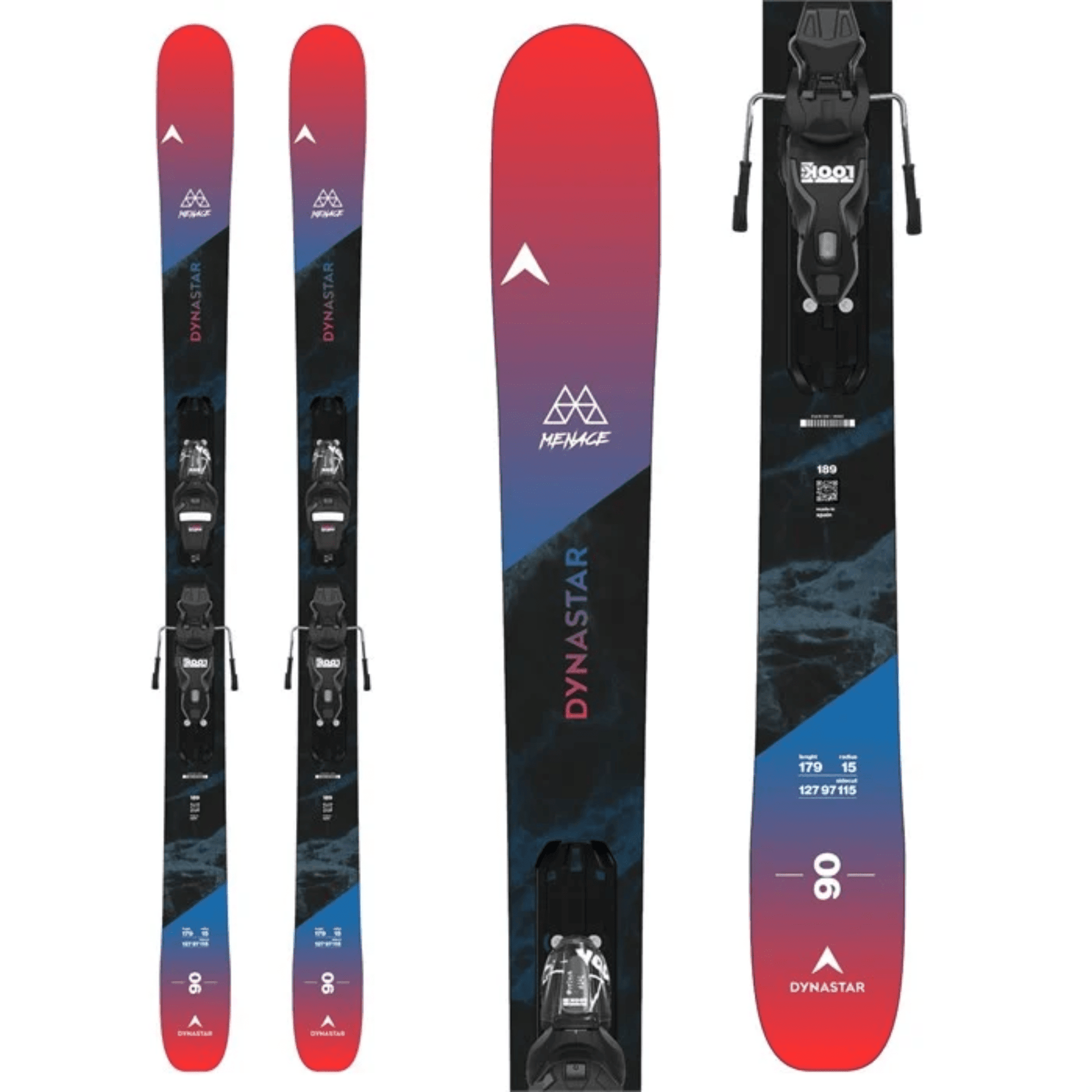 Dynastar Menace 90 Ski + Xpress 11 GW Binding 2025 - Skiis & Biikes