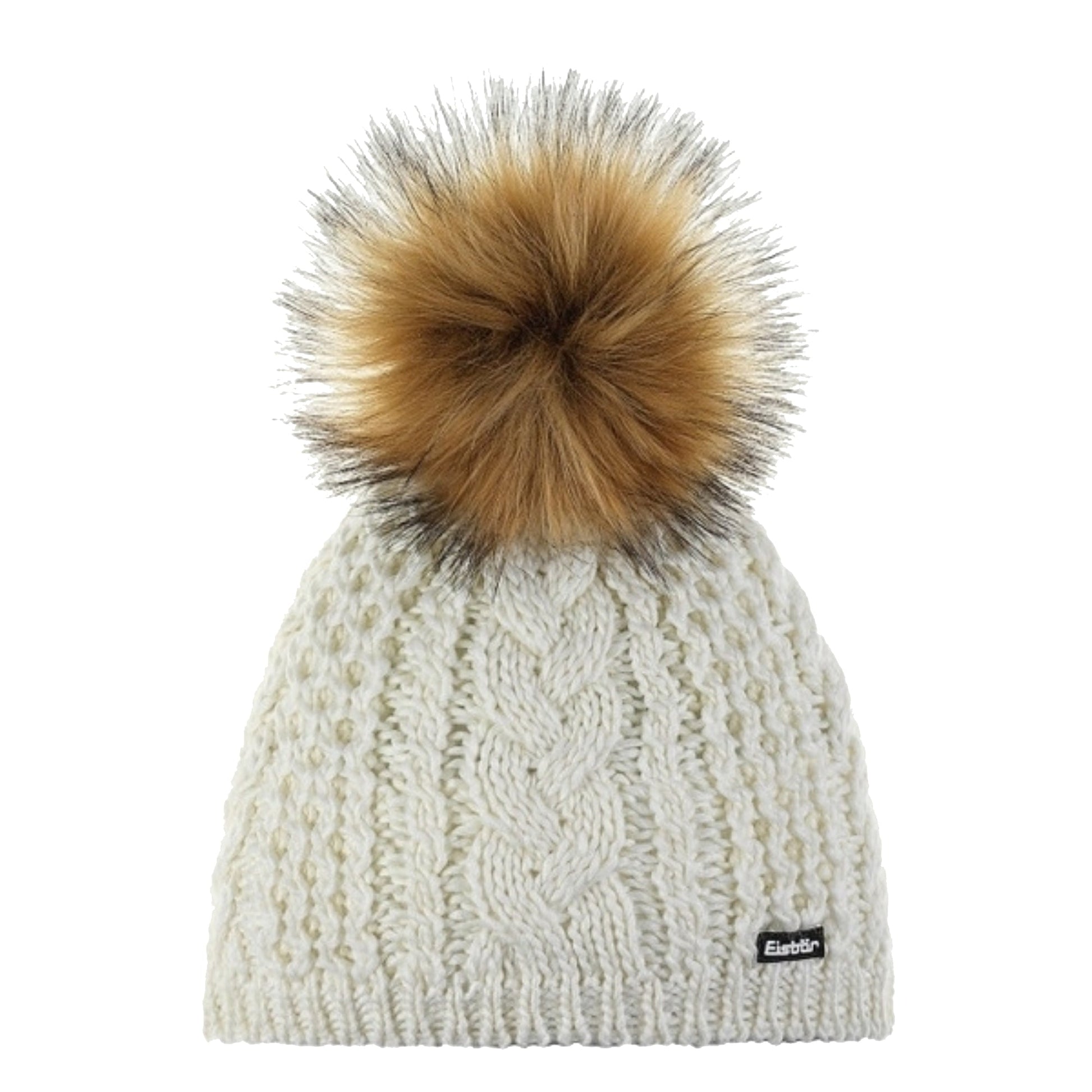 Eisbar Afra Lux Womens Faux Fur Pom Beanie - Skiis & Biikes