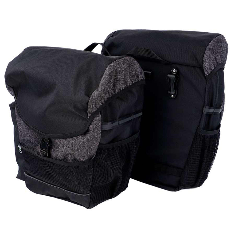 EVO, Pannier Set, Black - Skiis & Biikes