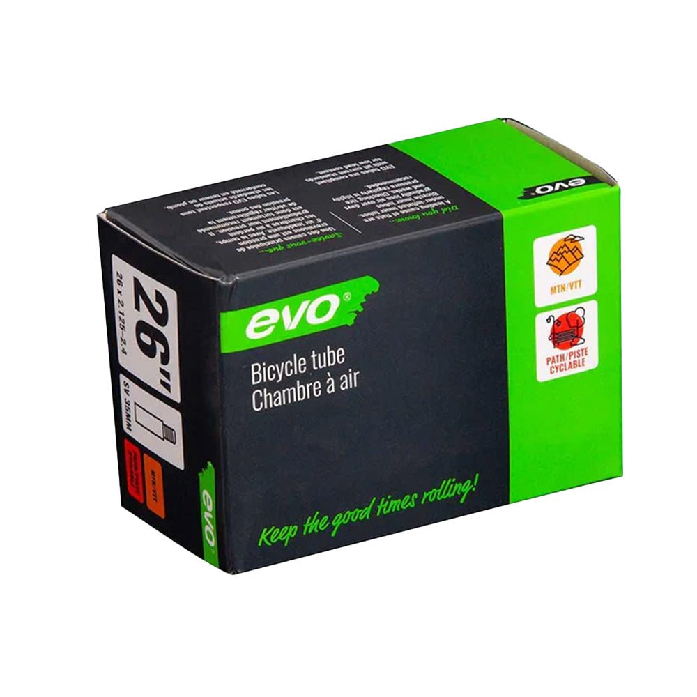 Evo Schrader Bicycle Inner Tube - Skiis & Biikes