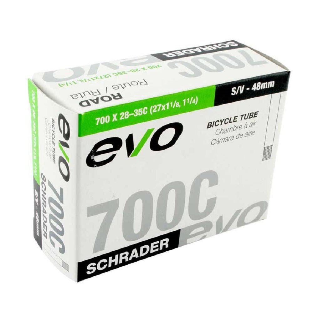 Evo Schrader Bicycle Inner Tube - Skiis & Biikes