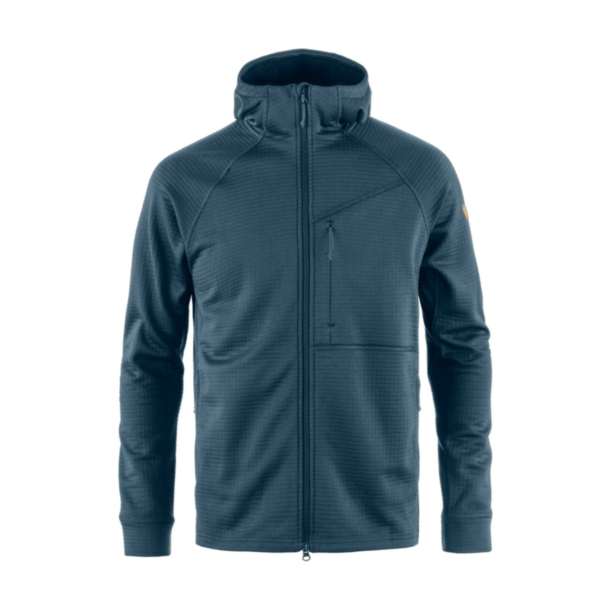 Fjallraven Abisko Mens Grid Fleece Hoodie 2026 - Skiis & Biikes