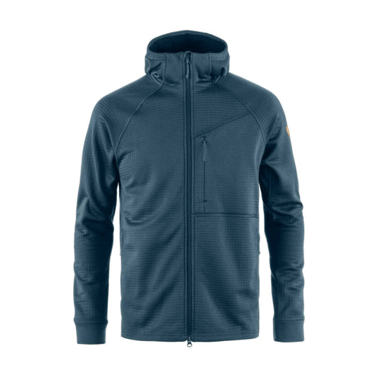 Fjallraven Abisko Mens Grid Fleece Hoodie 2026 - Skiis & Biikes