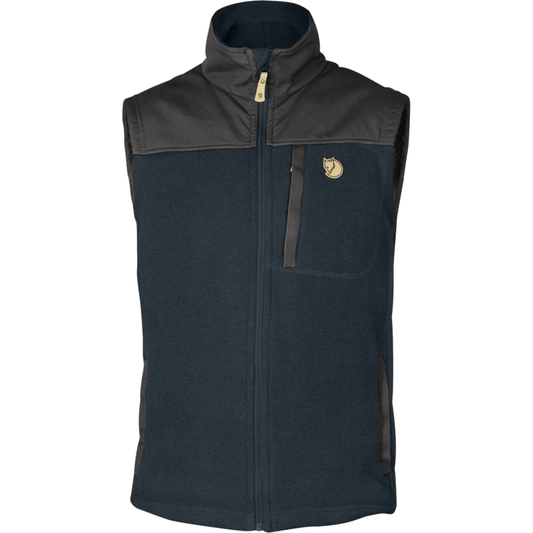 Fjallraven Buck Mens Fleece Vest 2025 - Skiis & Biikes