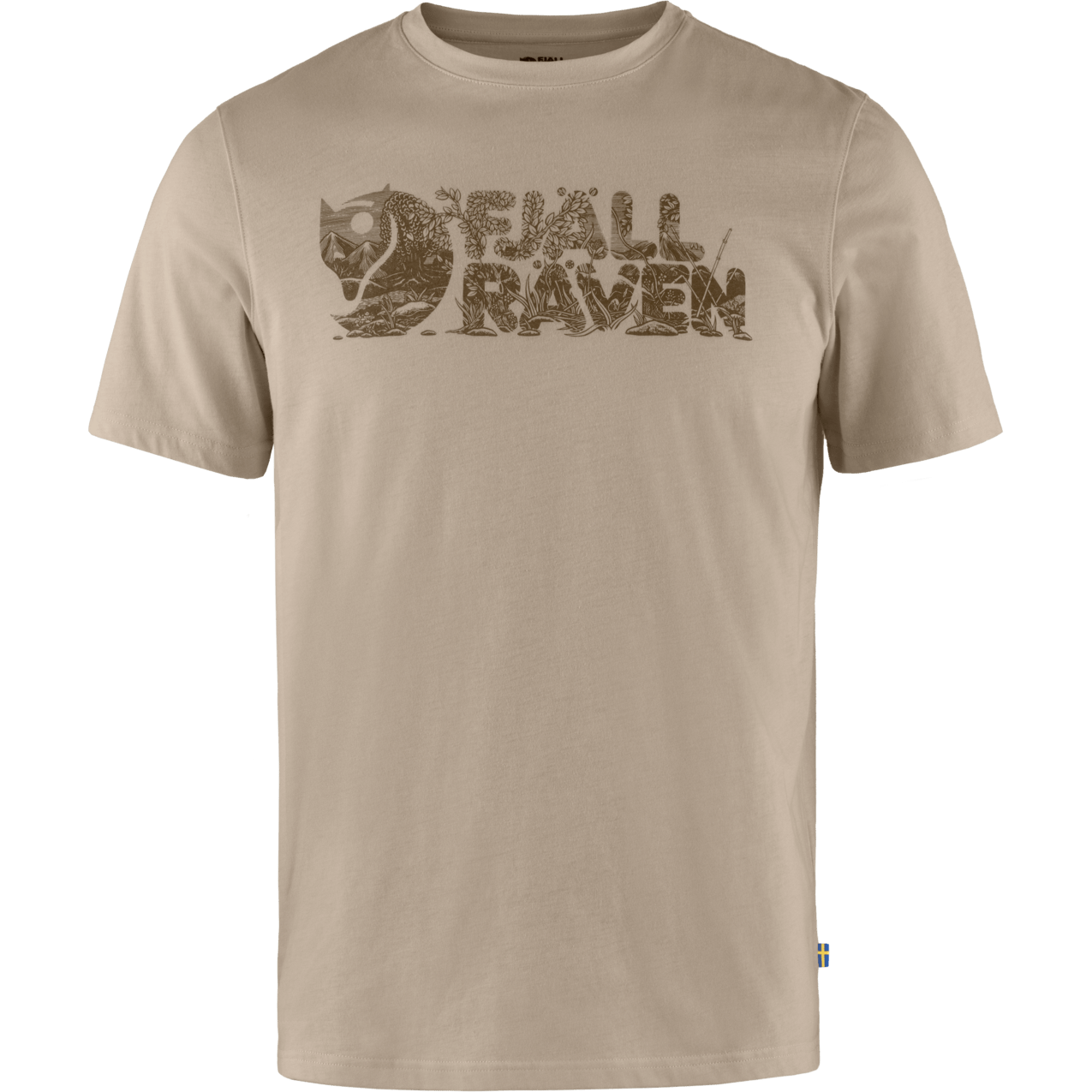 Fjallraven Lush Logo Mens T-shirt 2024 - Skiis & Biikes