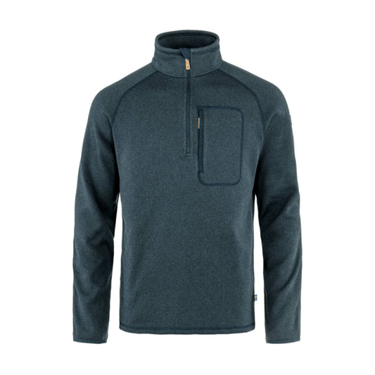Fjallraven Ovik Mens Fleece Half Zip 2026 - Skiis & Biikes