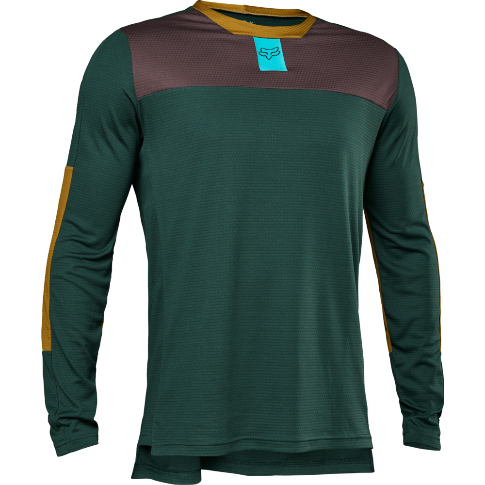 Fox Defend Foxhead Long Sleeve Mens Jersey - Skiis & Biikes