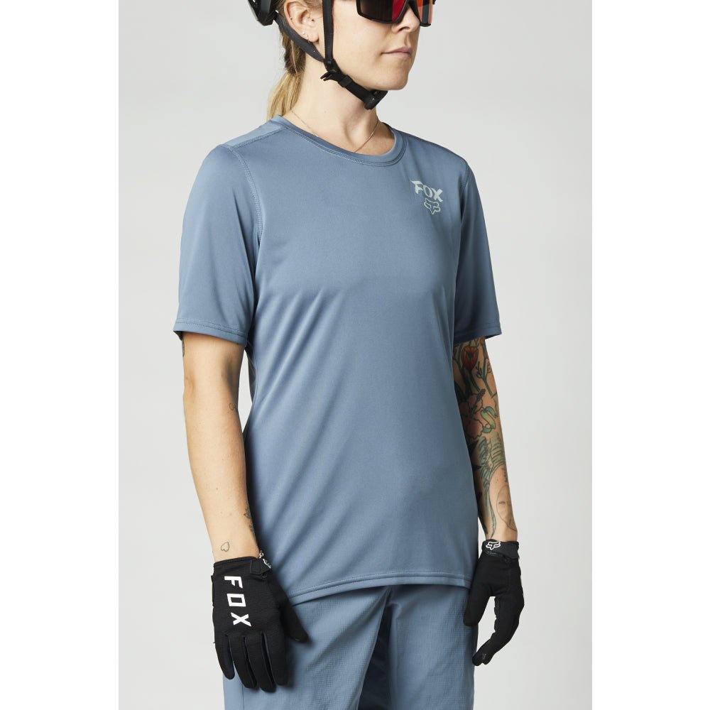 Fox Ranger Short Sleeve Womens Jersey - Skiis & Biikes