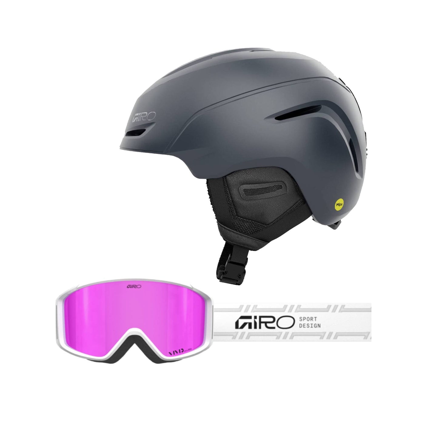 Giro Avera MIPS AF Womens Helmet + Index 2.0 AF Goggles 2026 Bundle - Skiis & Biikes
