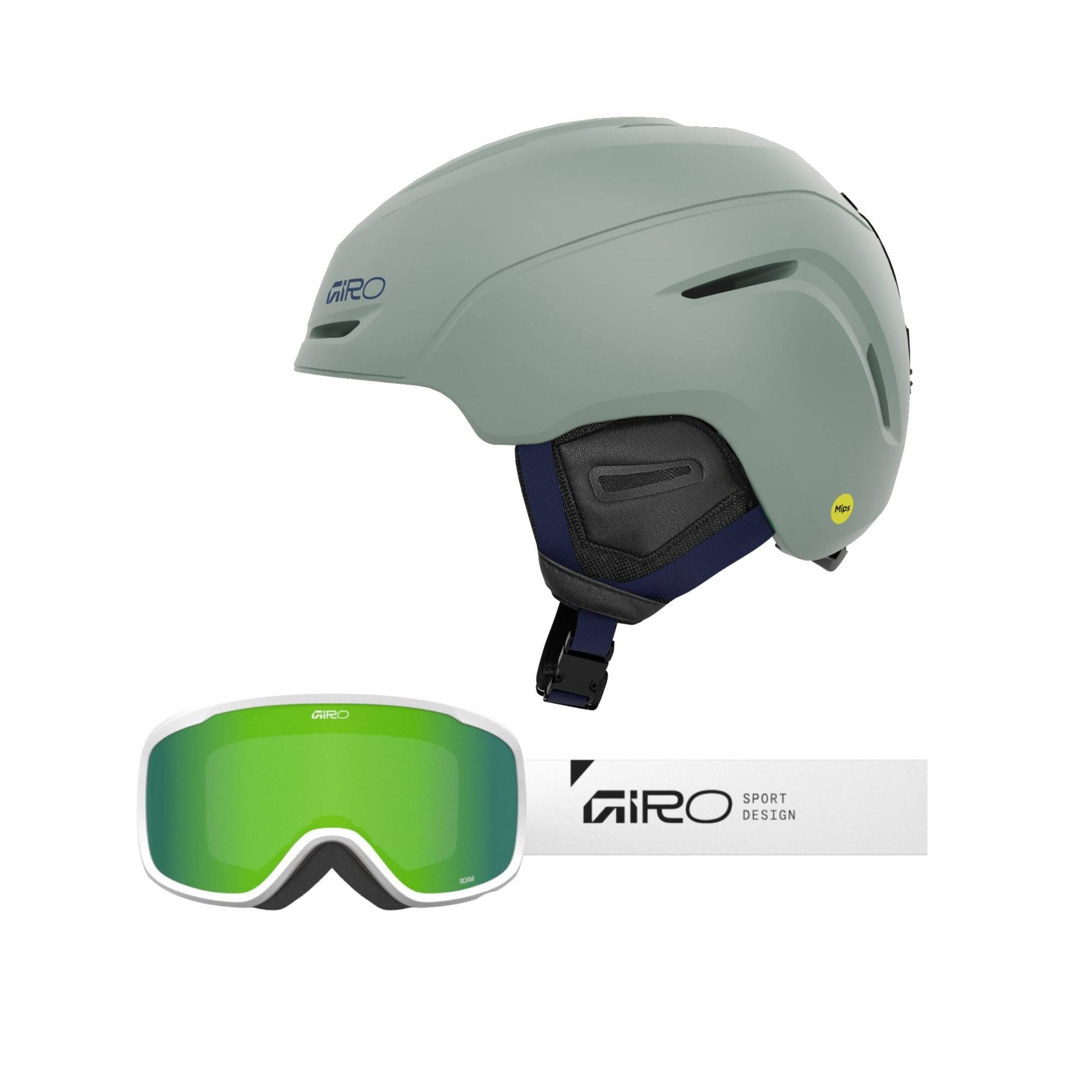 Giro Neo MIPS Helmet + Roam Goggles 2026 Bundle - Skiis & Biikes