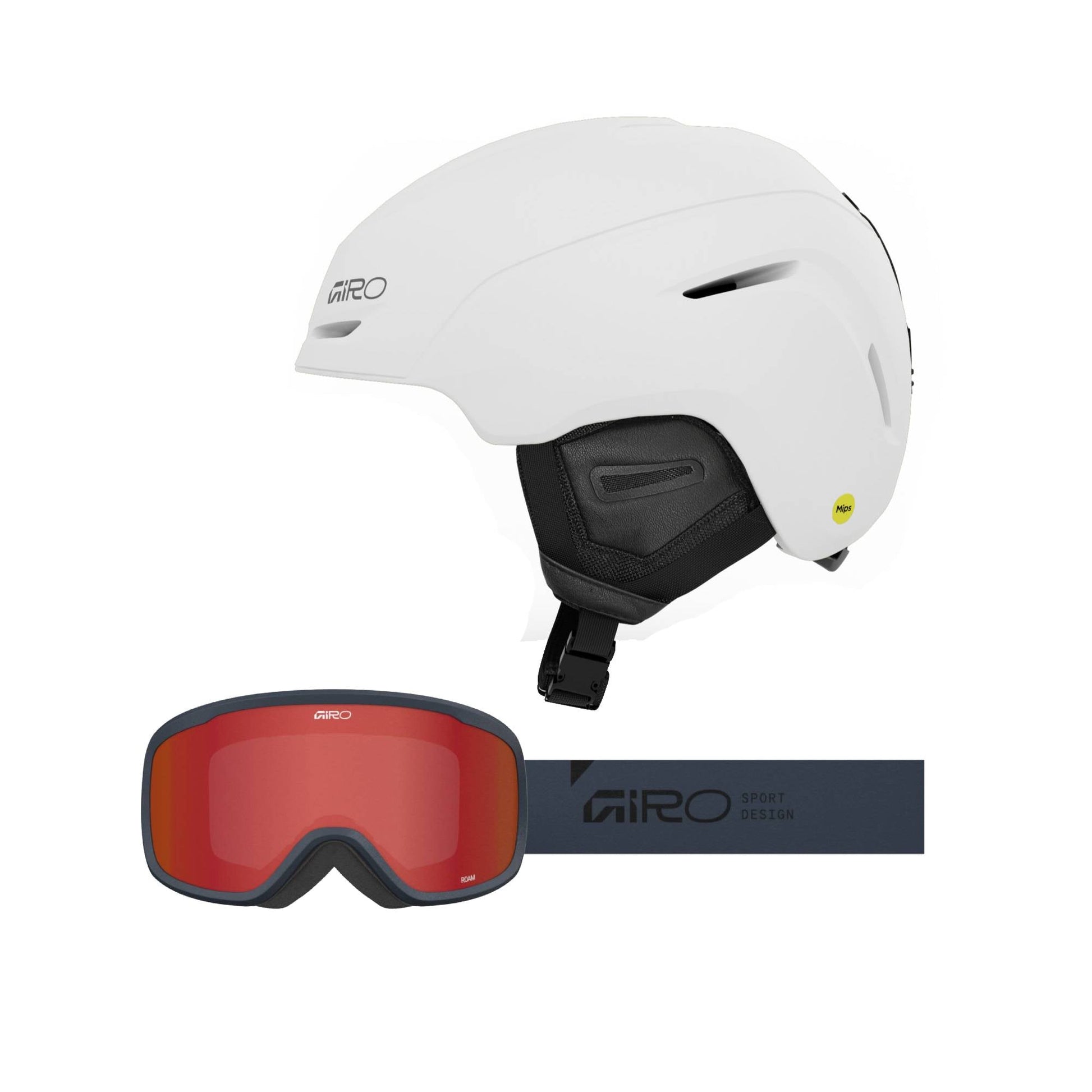 Giro Neo MIPS Helmet + Roam Goggles 2026 Bundle - Skiis & Biikes