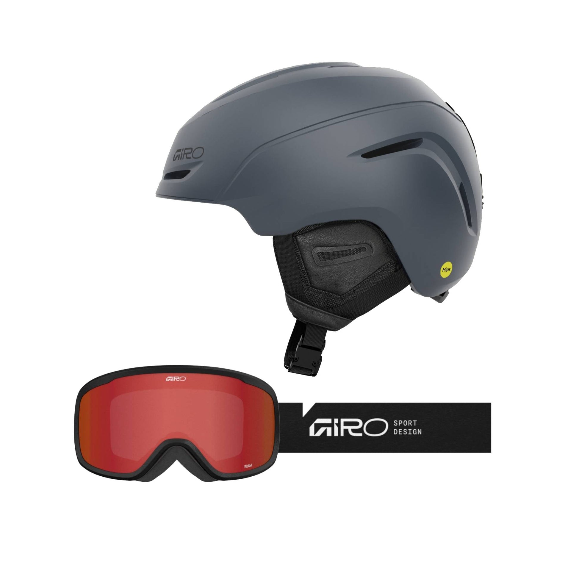 Giro Neo MIPS Helmet + Roam Goggles 2026 Bundle - Skiis & Biikes