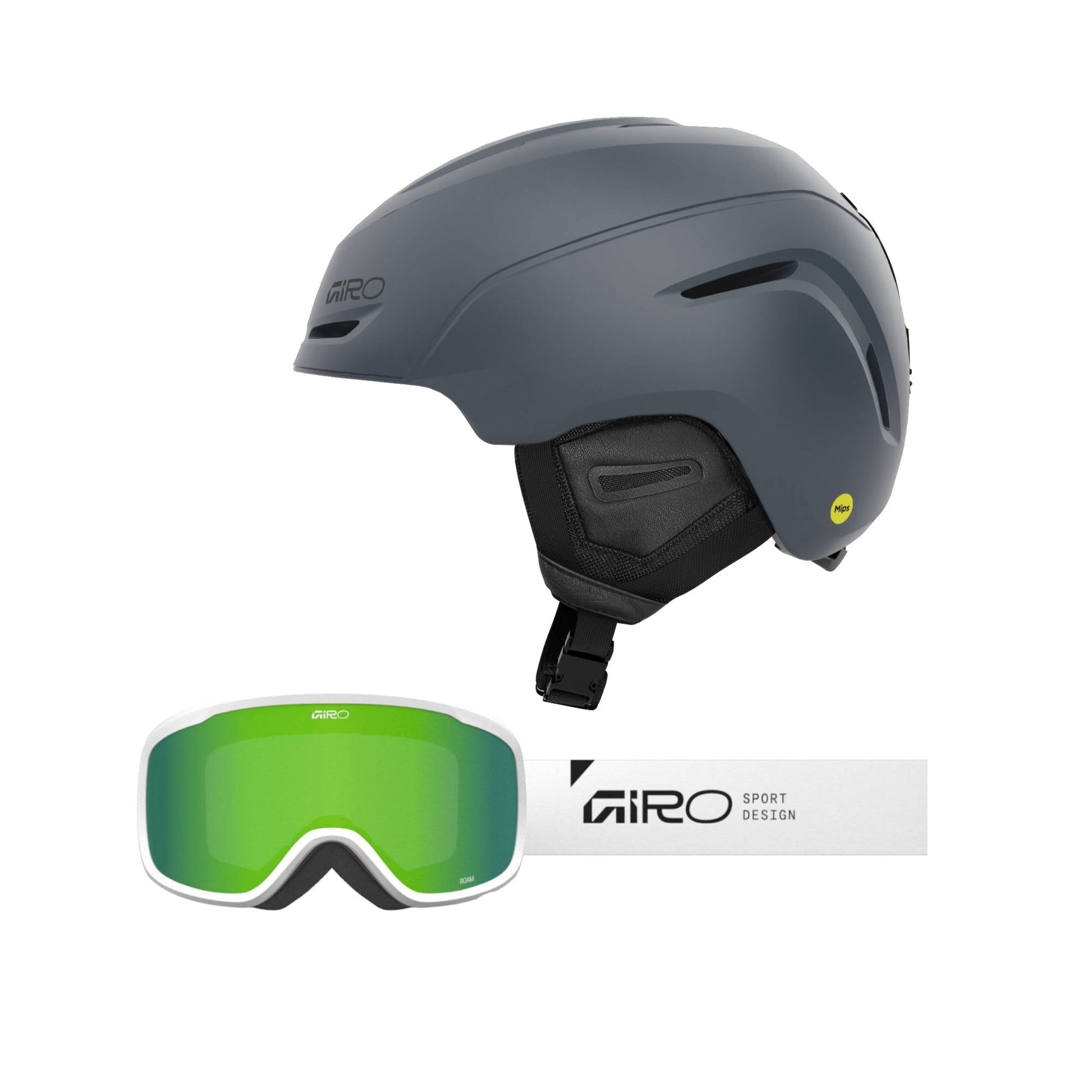 Giro Neo MIPS Helmet + Roam Goggles 2026 Bundle - Skiis & Biikes
