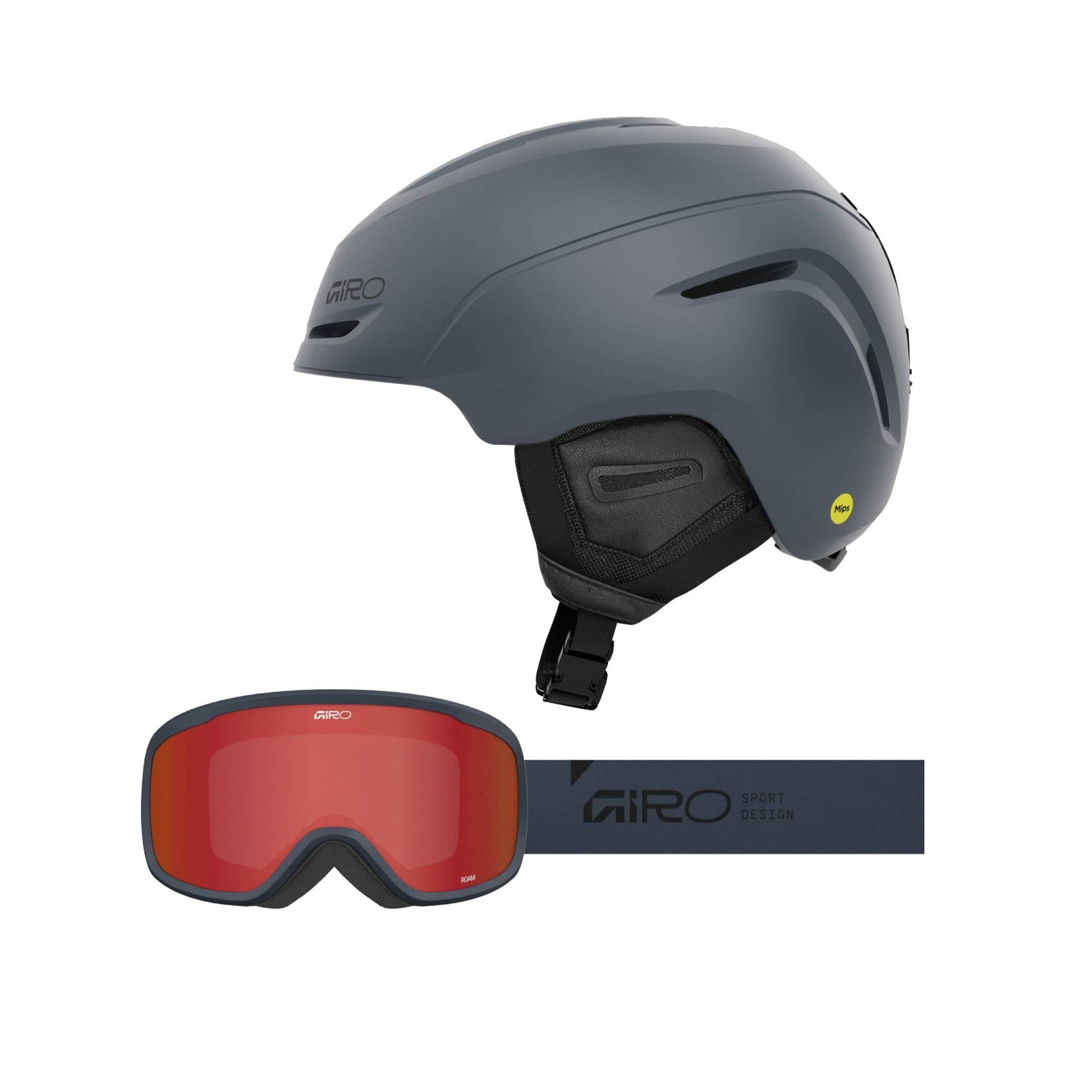 Giro Neo MIPS Helmet + Roam Goggles 2026 Bundle - Skiis & Biikes
