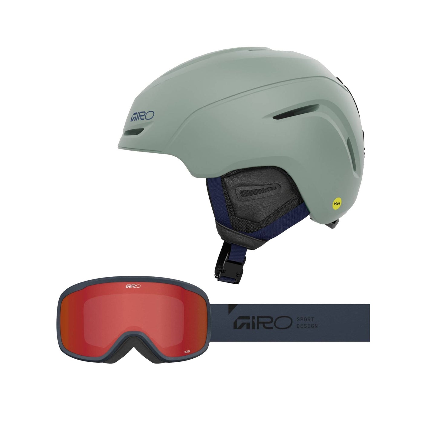 Giro Neo MIPS Helmet + Roam Goggles 2026 Bundle - Skiis & Biikes
