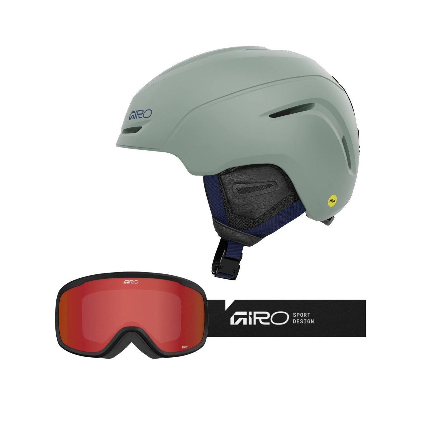 Giro Neo MIPS Helmet + Roam Goggles 2026 Bundle - Skiis & Biikes