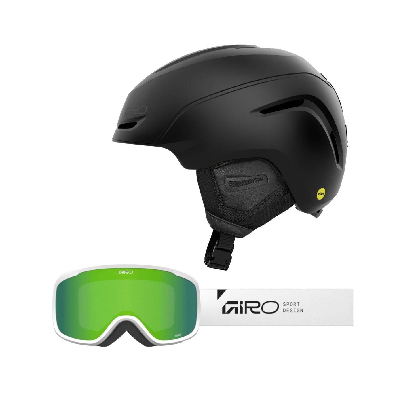 Giro Neo MIPS Helmet + Roam Goggles 2026 Bundle - Skiis & Biikes