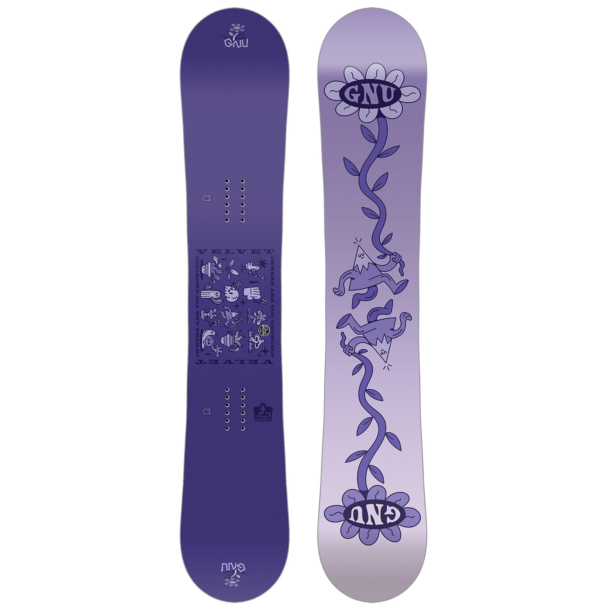 Gnu Velvet Womens Snowboard 2025 – Skiis & Biikes