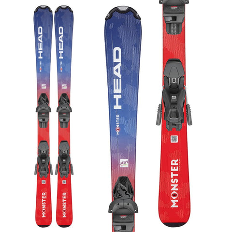 スキー head 117 ジュニア Head Monster Easy JR Ski 117-127+JRS 4.5 GW Bind 2022