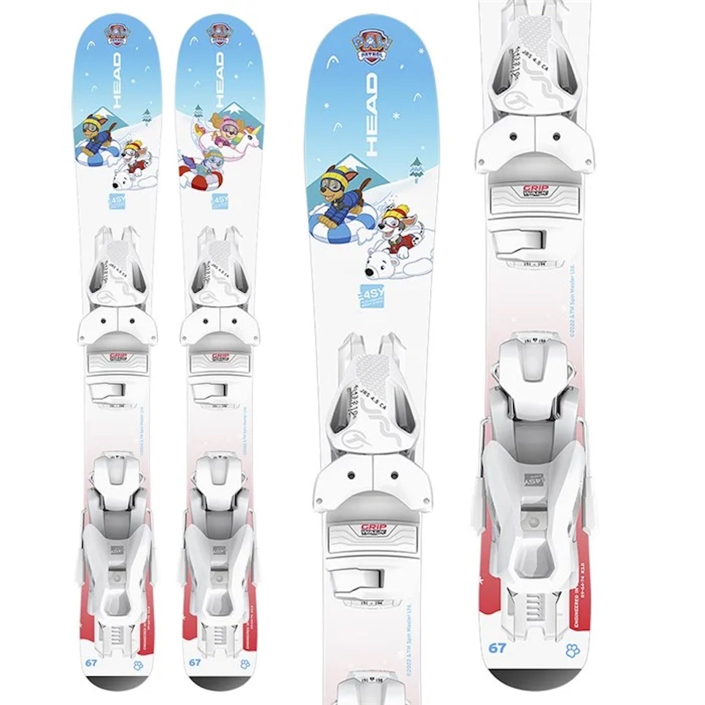 Head Paw Patrol Ski + JRS 4.5 GW Binding 2026 - Skiis & Biikes
