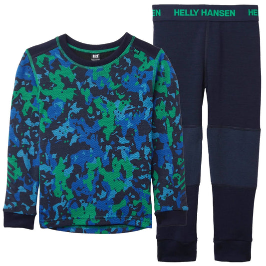 Helly Hansen Lifa Graphic Merino Preschool Set 2025 - Skiis & Biikes