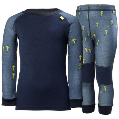 Helly Hansen Lifa Kids Merino Set 2019 - Skiis & Biikes