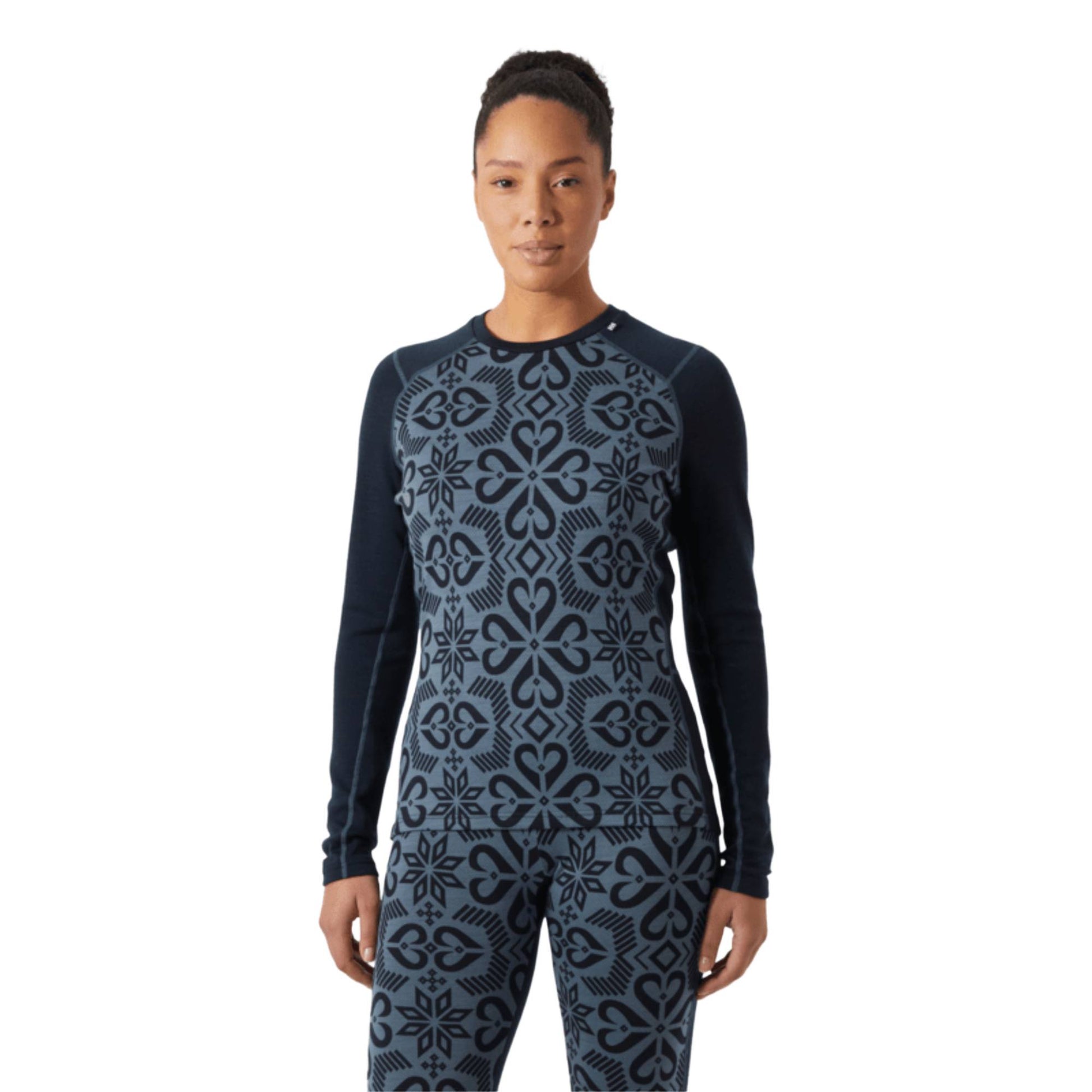 Helly Hansen Lifa Merino MW Graph Womens Crew 2026 - Skiis & Biikes