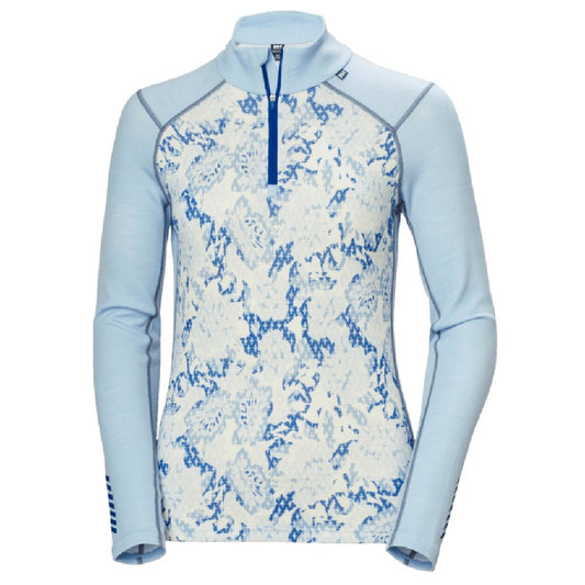 Helly Hansen Merino Midweight Graphic Womens Halfzip 2023 - Skiis & Biikes