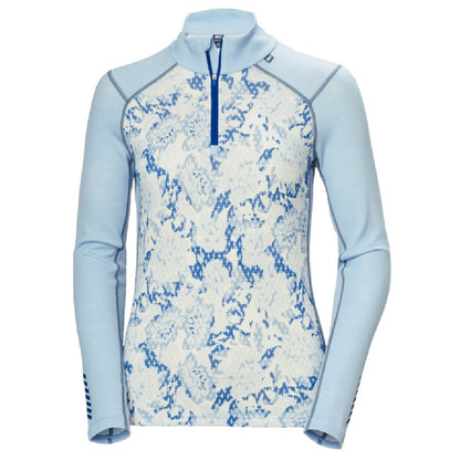 Helly Hansen Merino Midweight Graphic Womens Halfzip 2023 - Skiis & Biikes