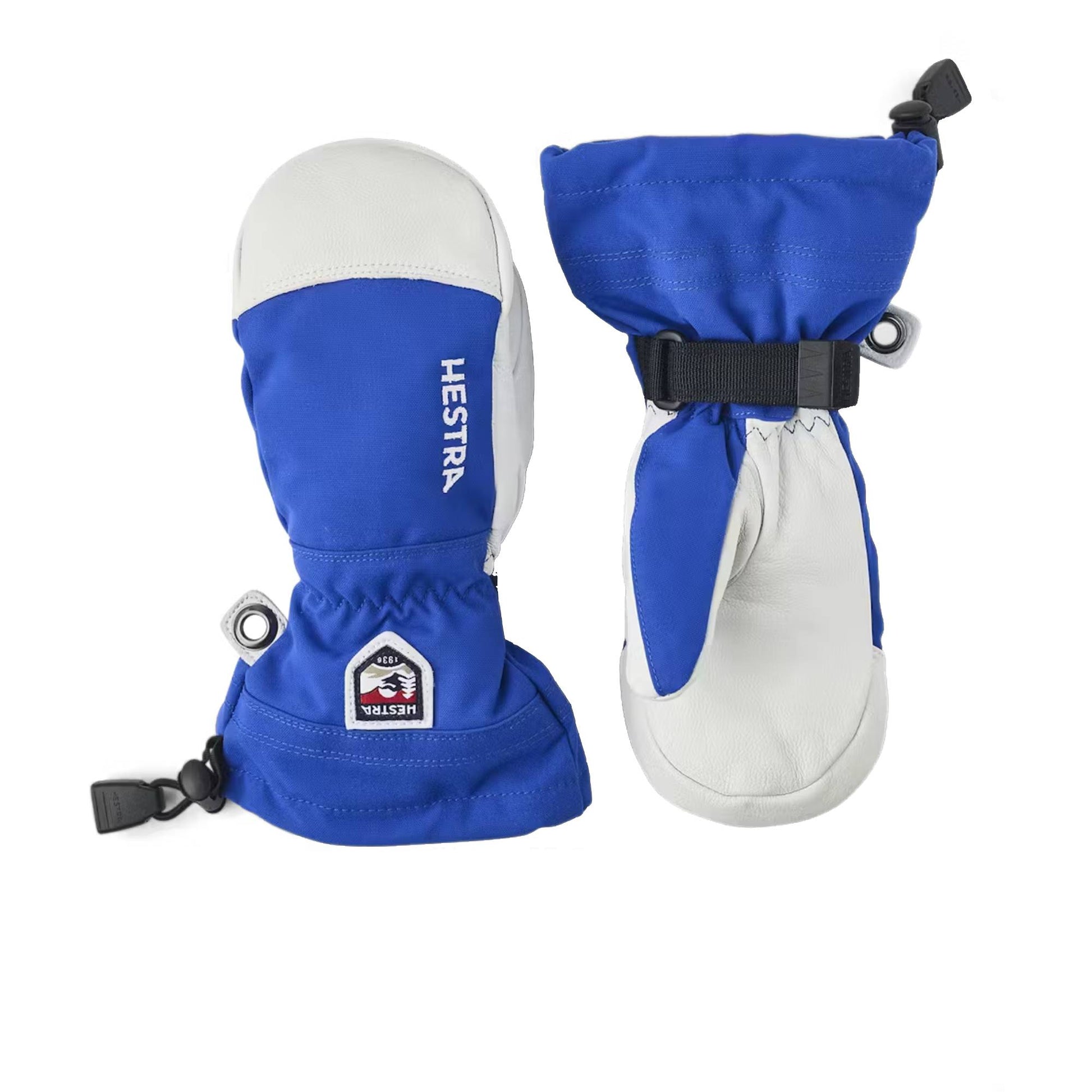 Hestra Army Leather Heli Ski Junior Mitt - Skiis & Biikes