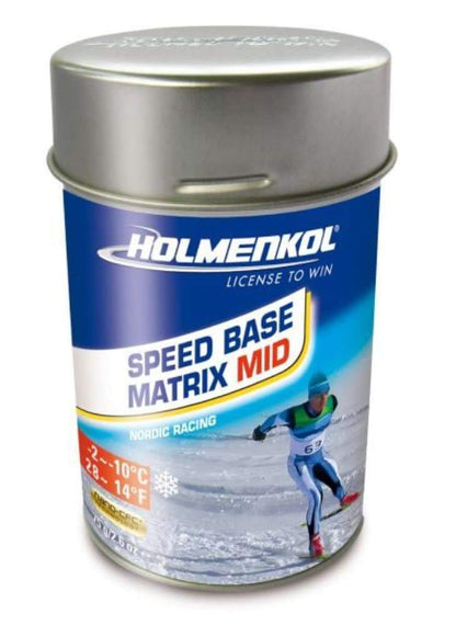 Holmenkol SpeedBase Matrix 75g w/ Scraper - Skiis & Biikes
