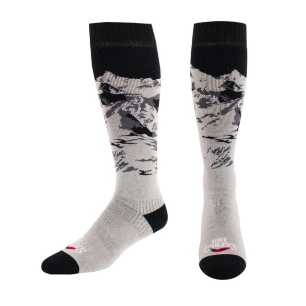 Hot Chilly's Moonlight Mid Vol Mens Sock - Skiis & Biikes