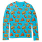 Hot Chilly's Originals II Youth Print Crew 2024 - Skiis & Biikes