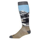 Hot Chillys Scenic Mens Mid Volume Sock - Skiis & Biikes