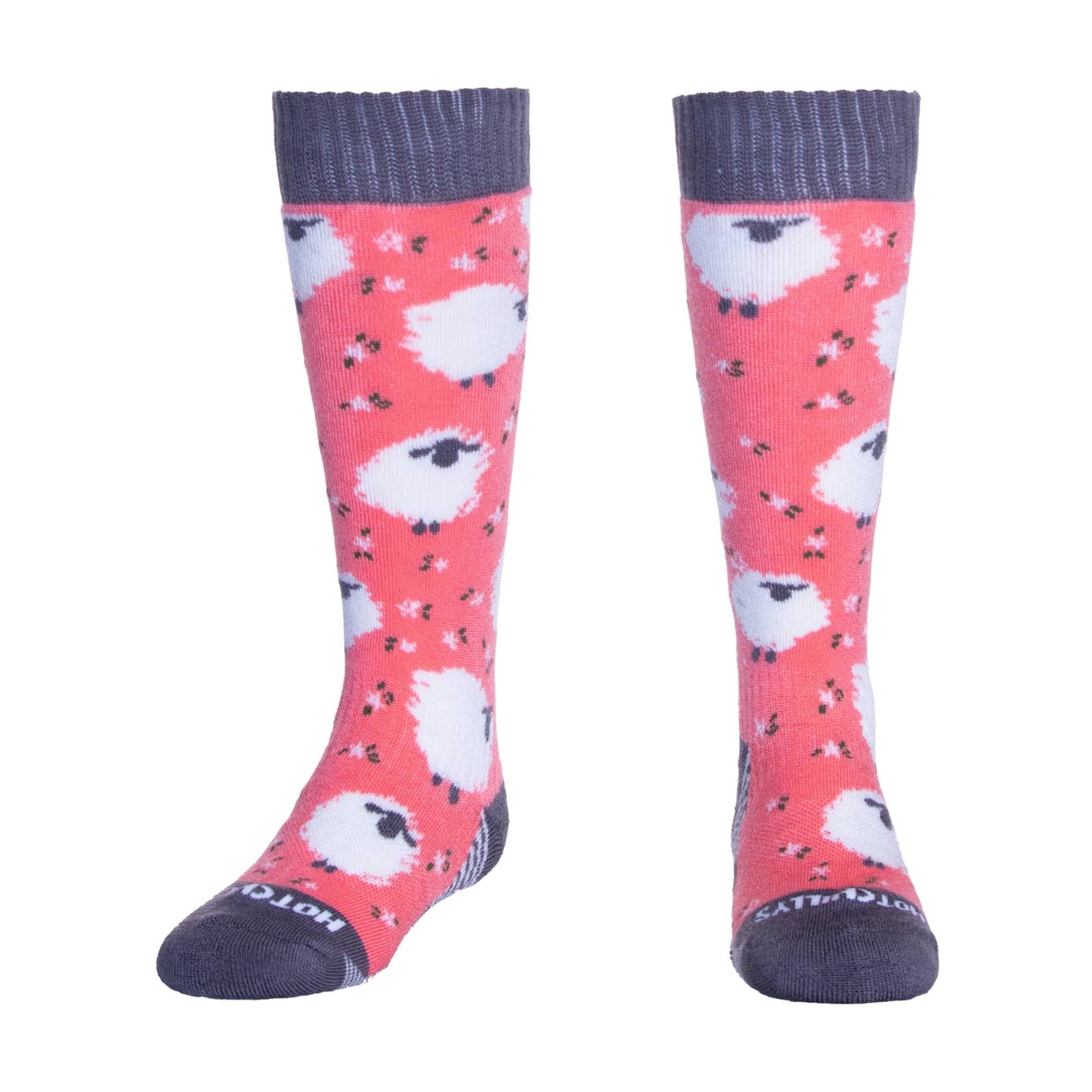 Hot Chillys Sheep Youth Mid Volume Sock - Skiis & Biikes