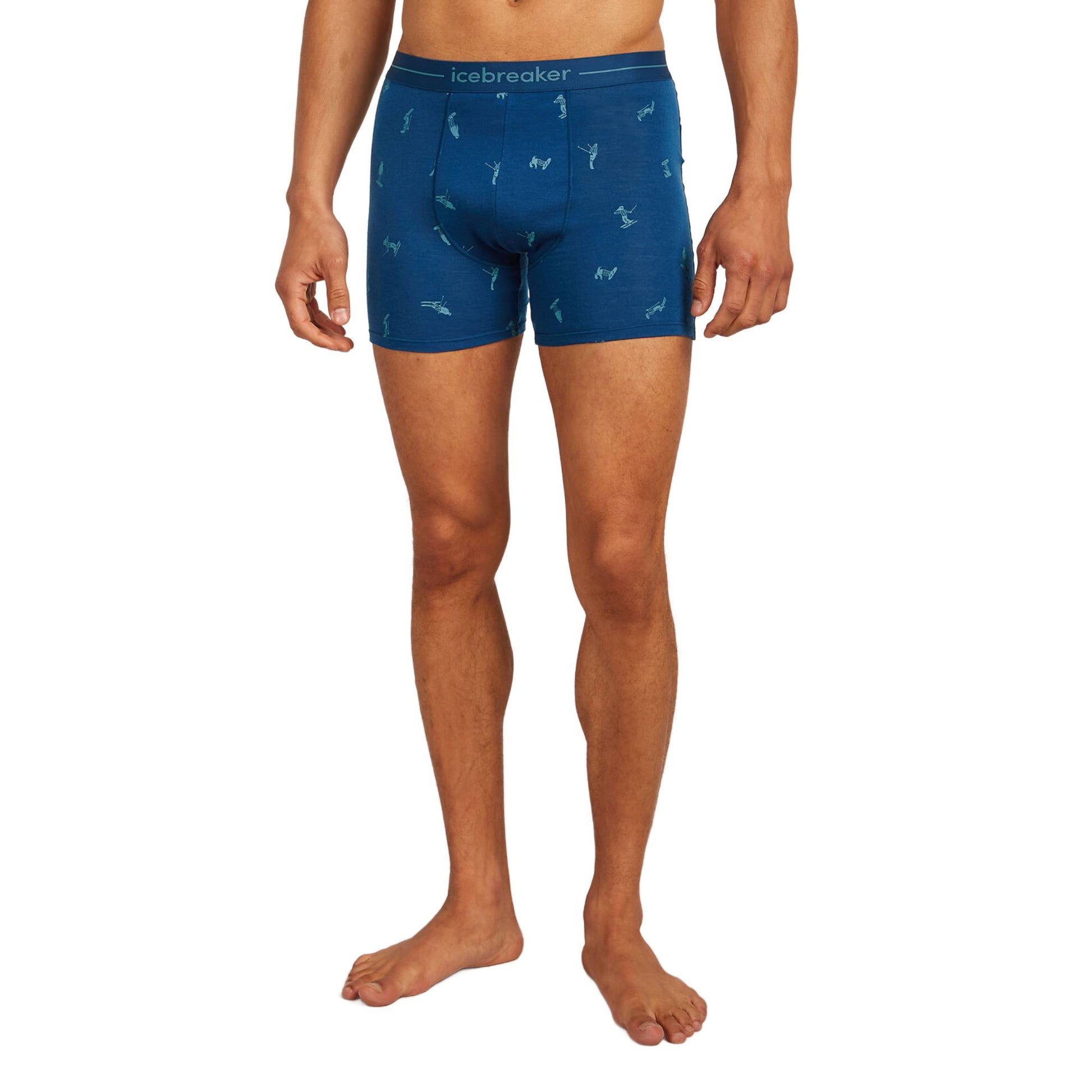 Icebreaker 150 Anatomica Ski Day Mens Boxers - Skiis & Biikes