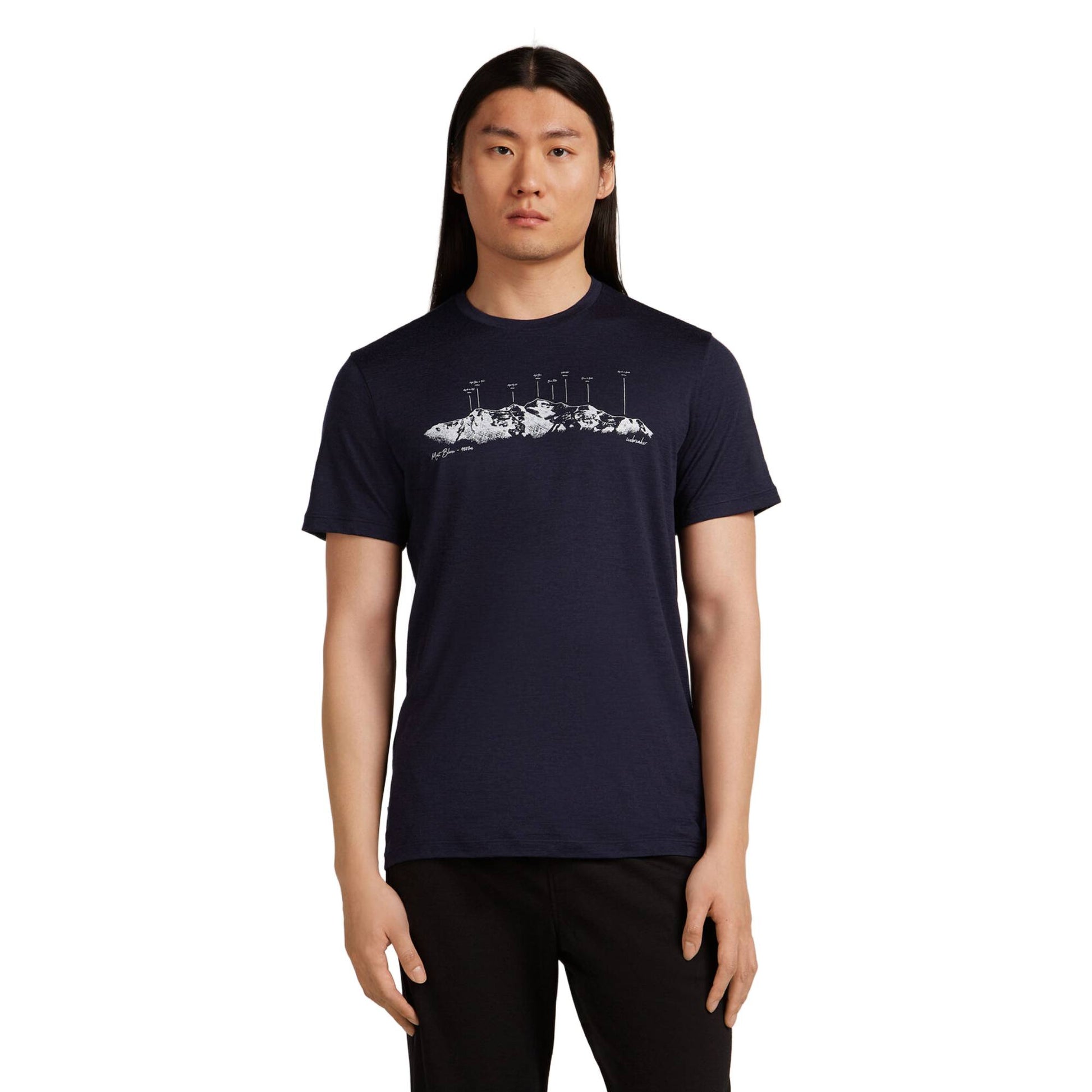 Icebreaker 150 Tech Lite Massif Mens SS Tee - Skiis & Biikes